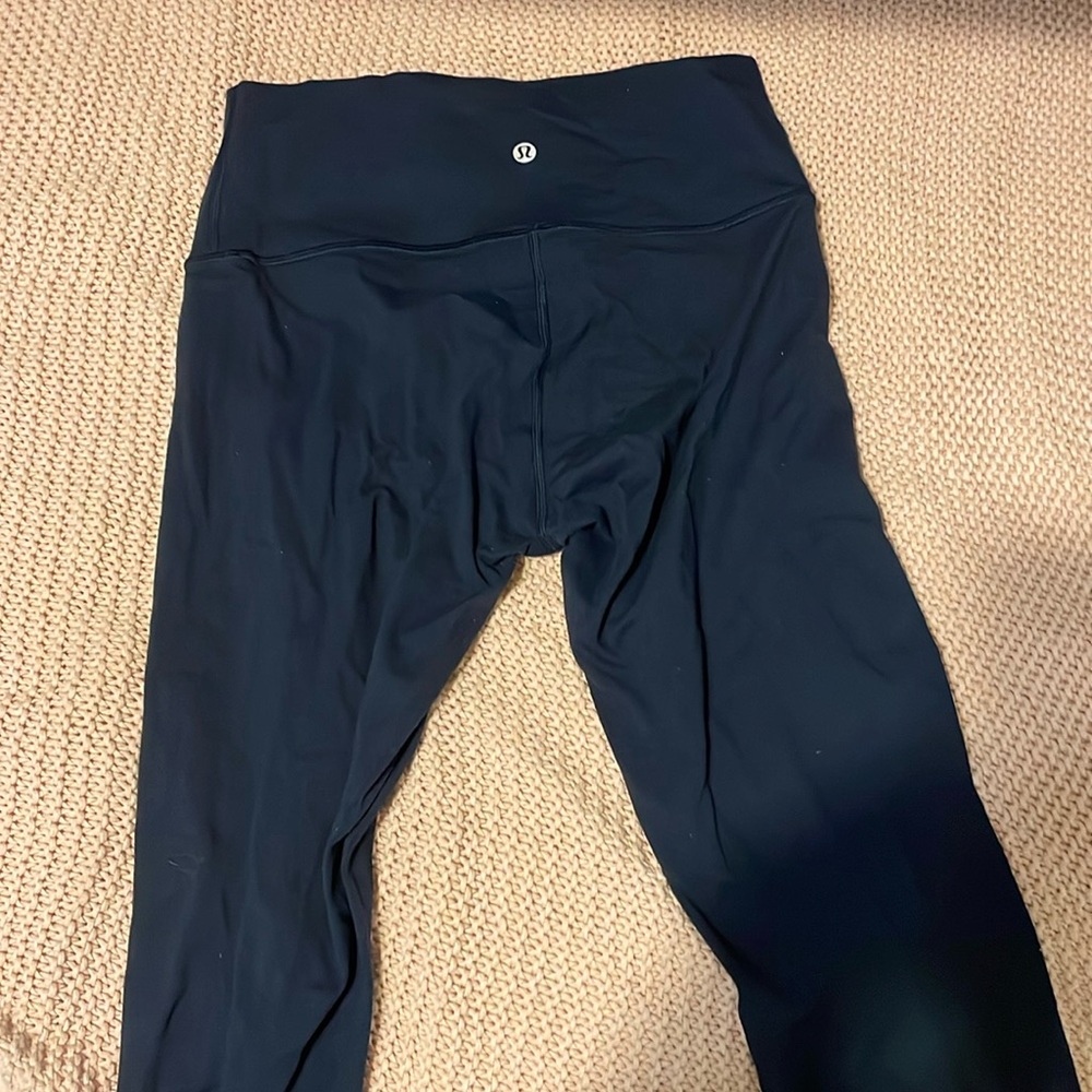 Lululemon yoga leggings, high rise